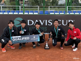 【デ杯ジュニアAO予選】日本は3年連続優勝で決勝大会進出