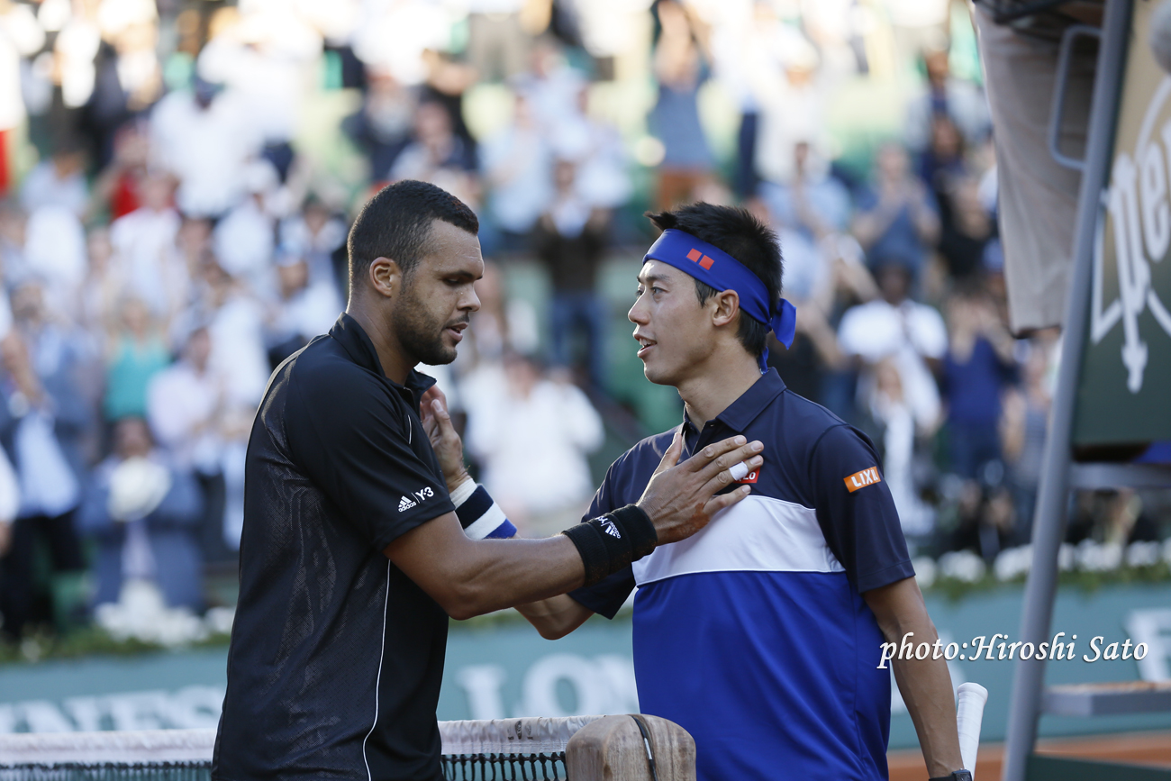 【全仏オープン】錦織はツォンガに敗退。82年ぶりの日本男子４強ならず
