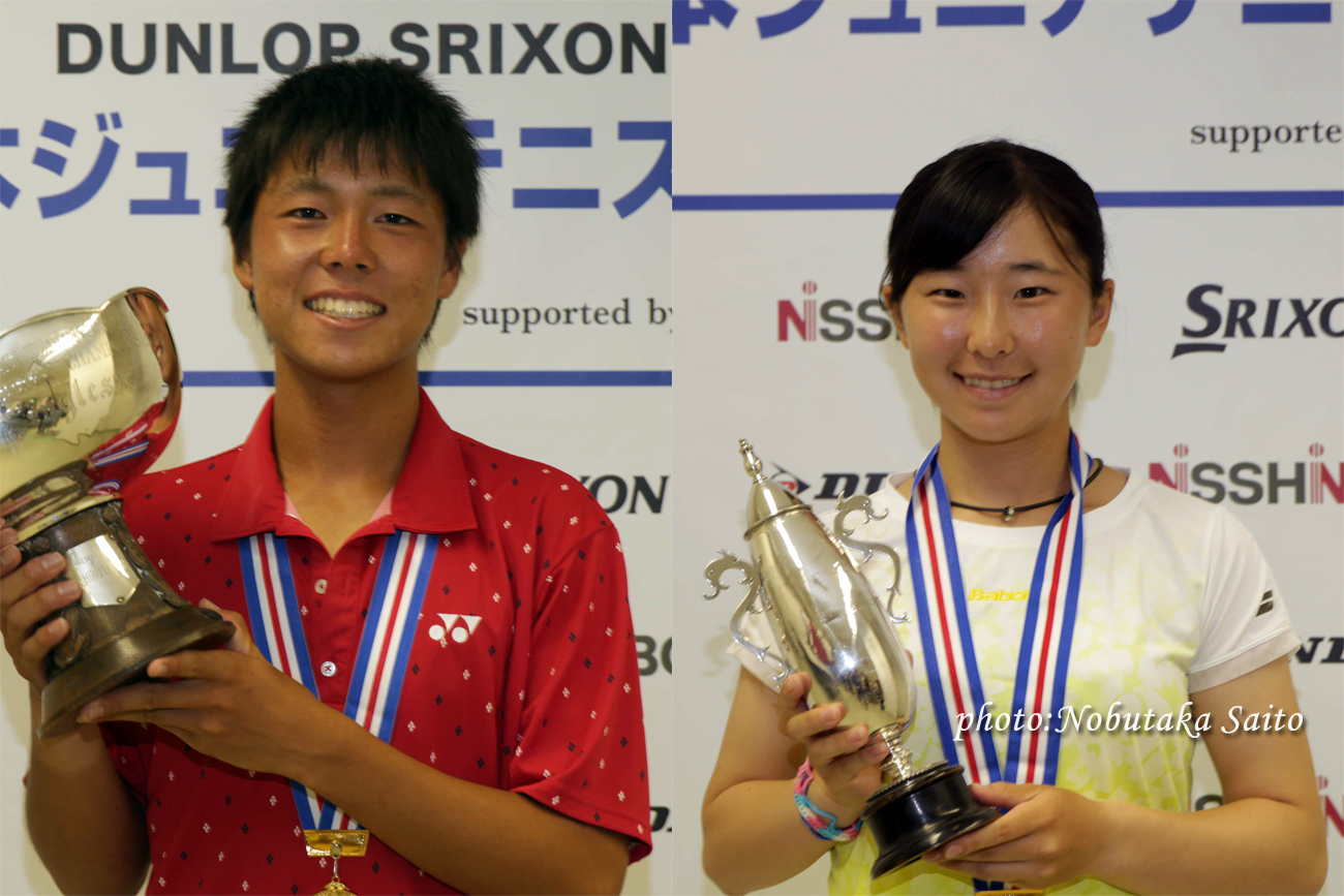 【全日本ジュニア】18歳以下男子単は小林雅哉、女子単は岩井真優が栄冠
