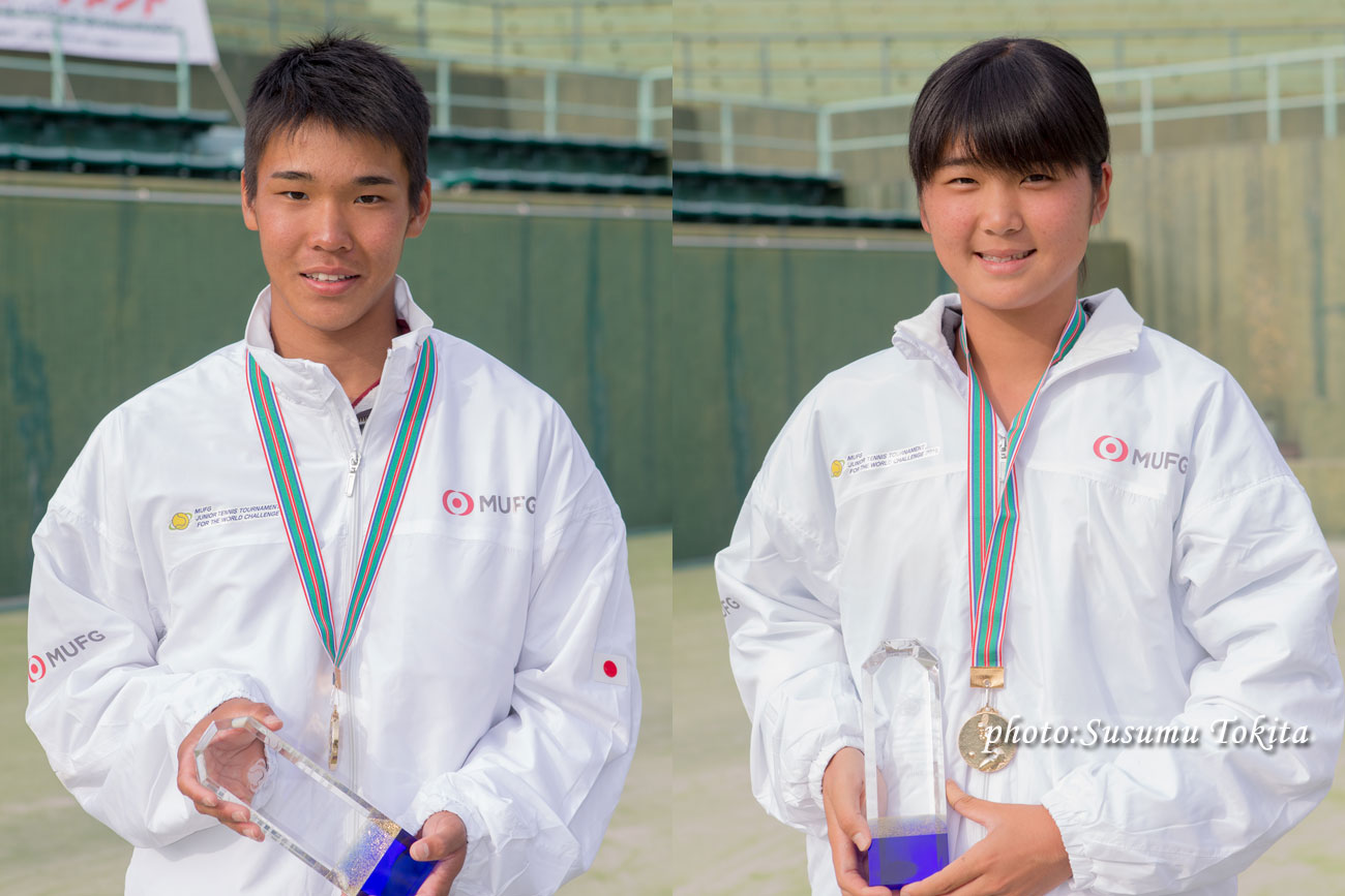【MUFGジュニア】阿多竜也と永田杏里が優勝　　> 続きを読む