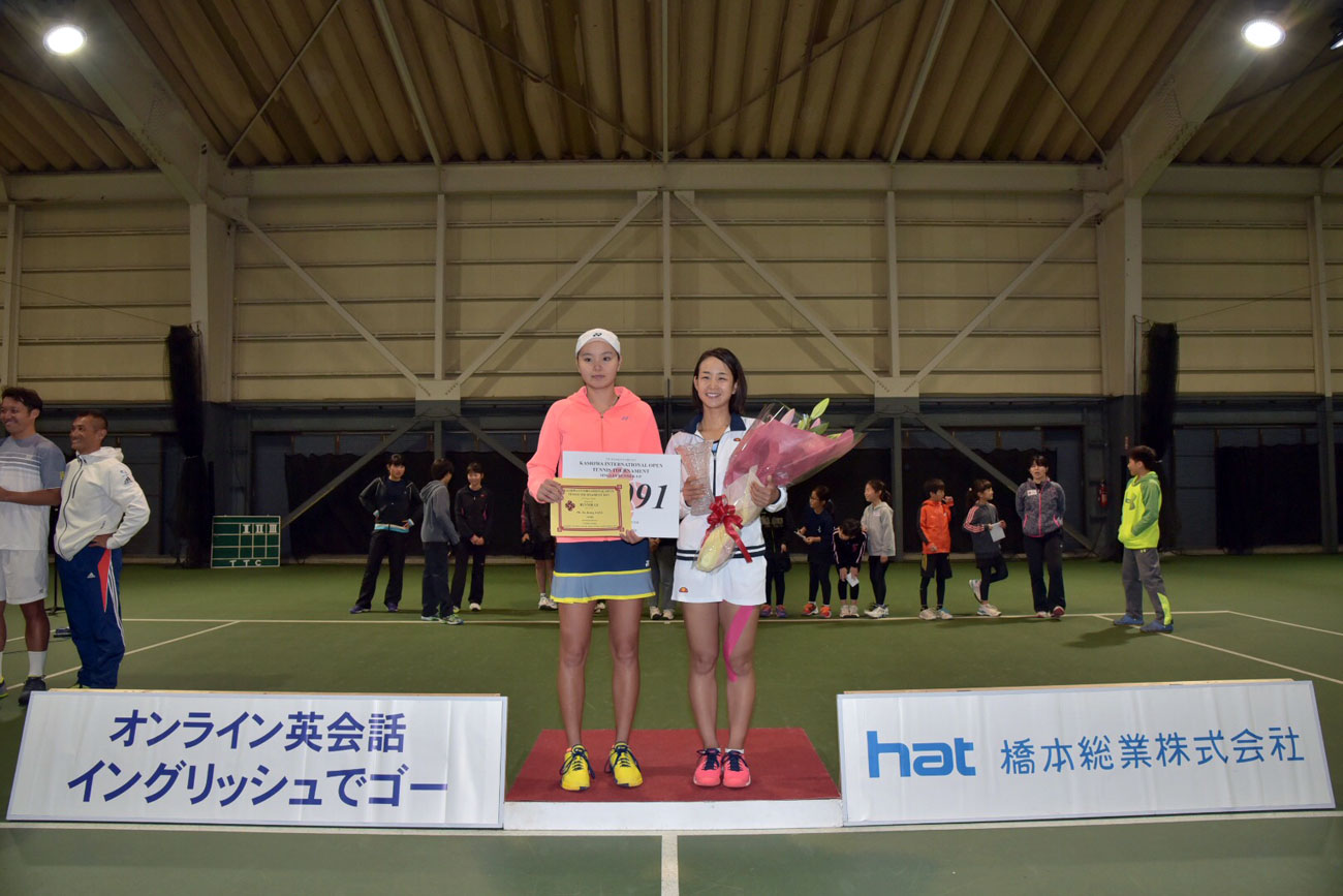 【かしわ国際オープン】予選勝ち上がりの美濃越舞がITF大会初優勝