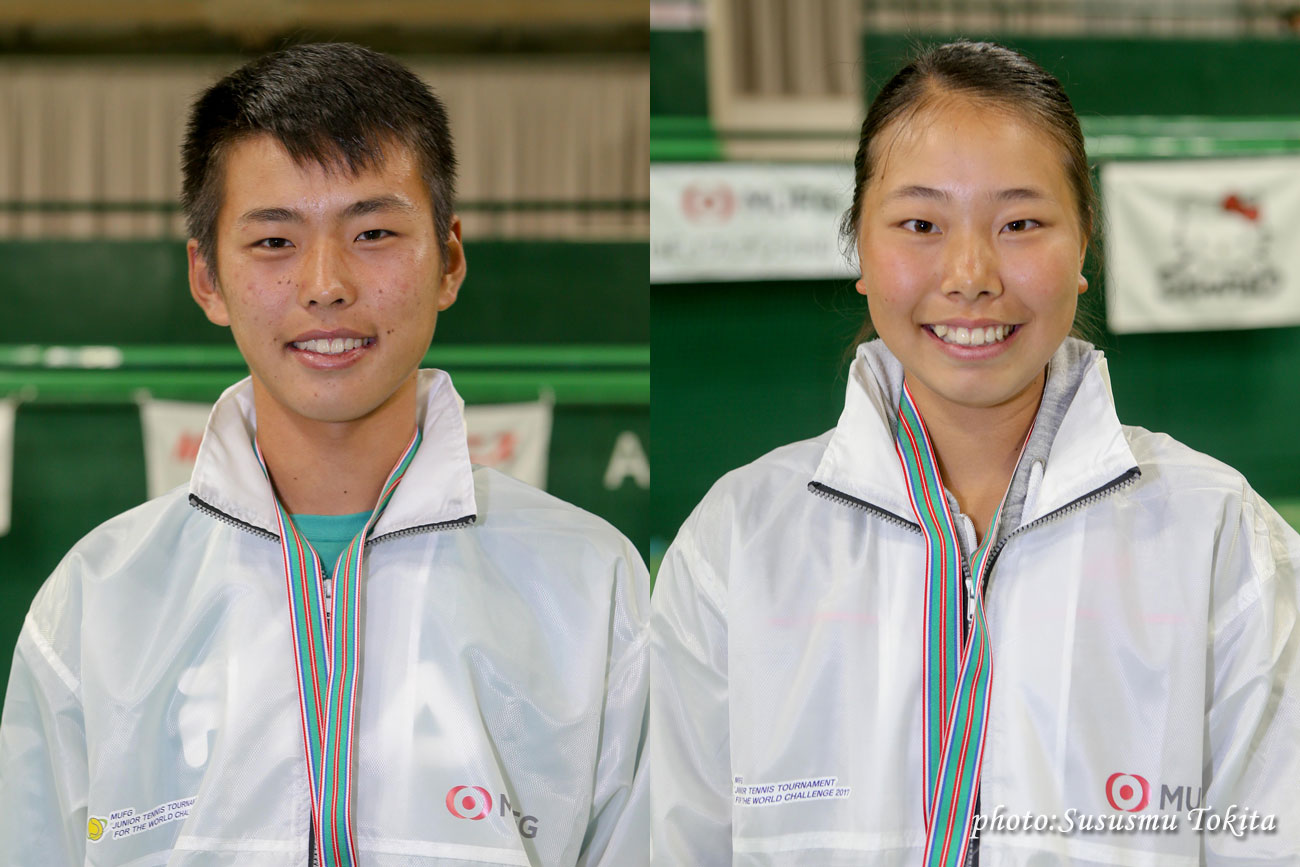 【MUFGジュニア】池田朋弥、坂詰姫野が優勝