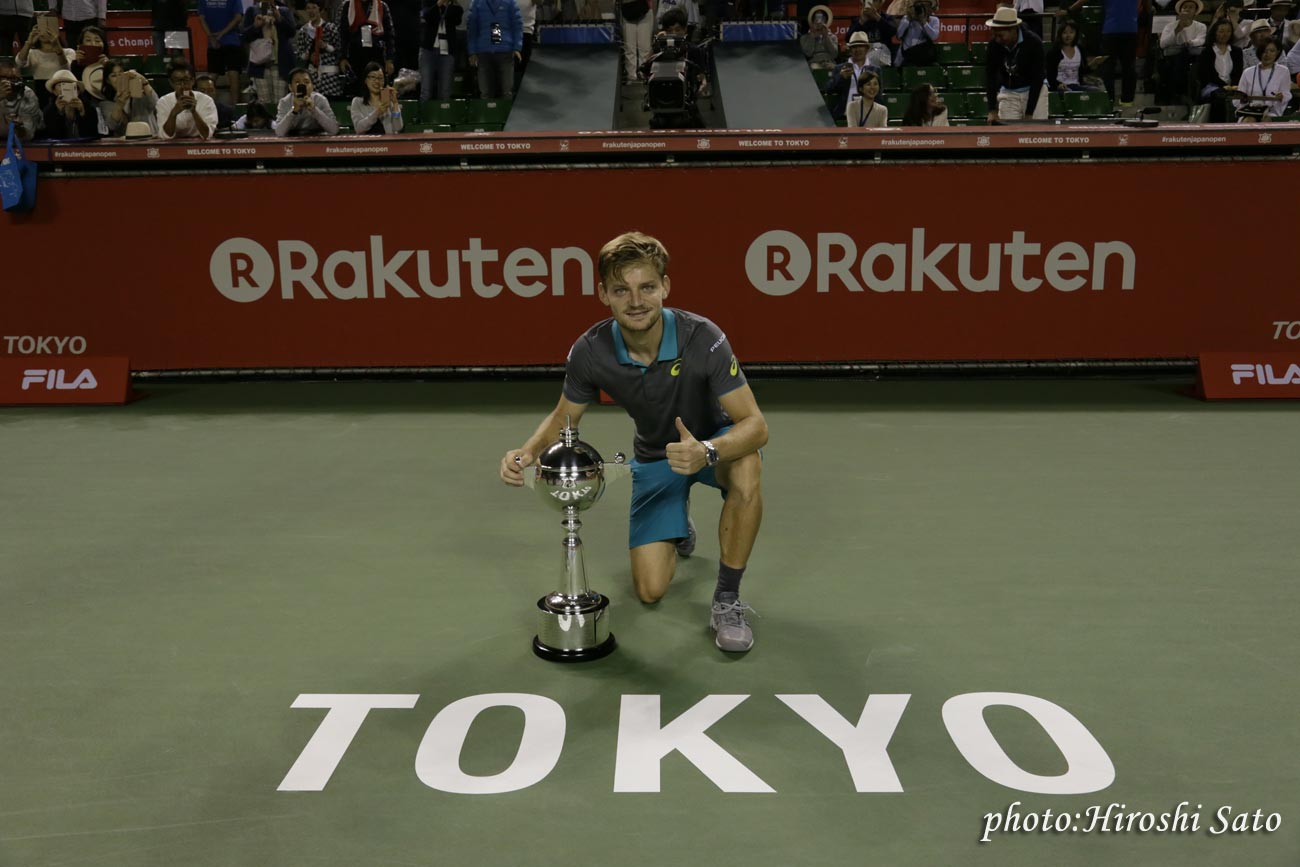 【楽天ジャパンオープン】ゴフィンが大会初優勝（大会サイトへ）