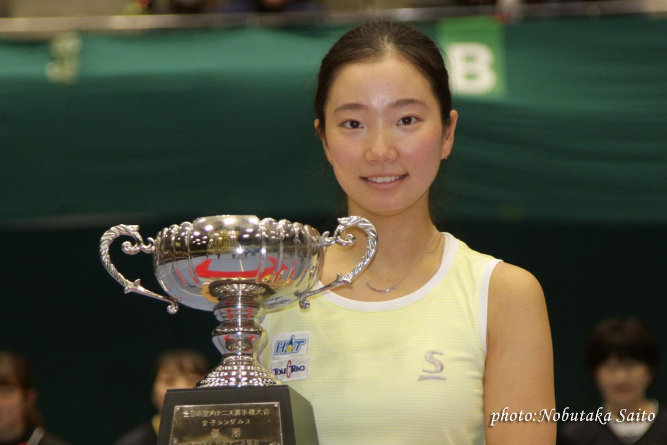 【島津全日本室内選手権】女子シングルスは小堀桃子が優勝