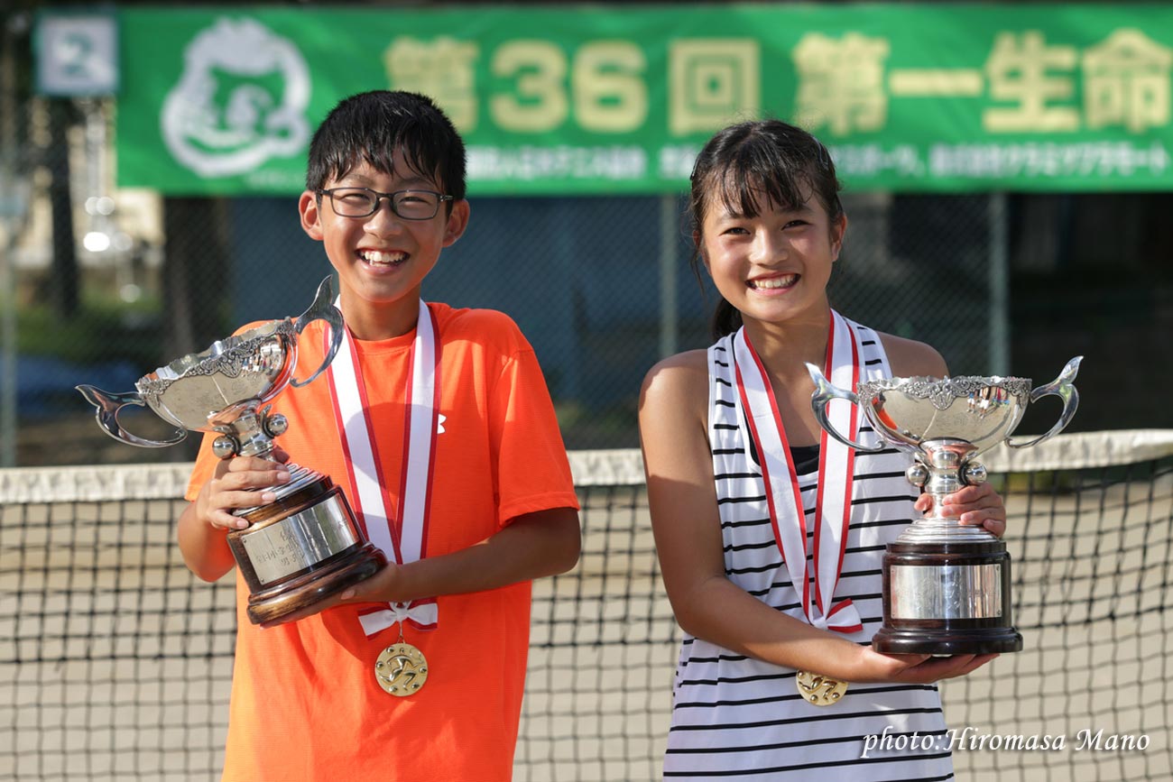 【全国小学生】男子は若松泰地、女子は中里亜優菜が優勝