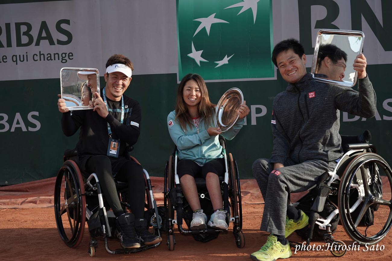 【全仏オープン】上地結衣は3連覇を逃す。国枝慎吾はダブルスで優勝
