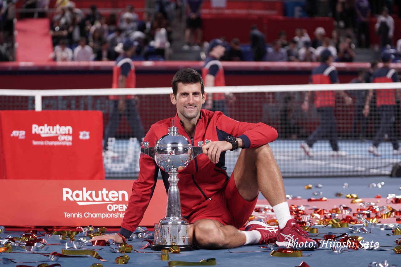 【楽天オープン】ノバク・ジョコビッチが初出場で初優勝を飾る