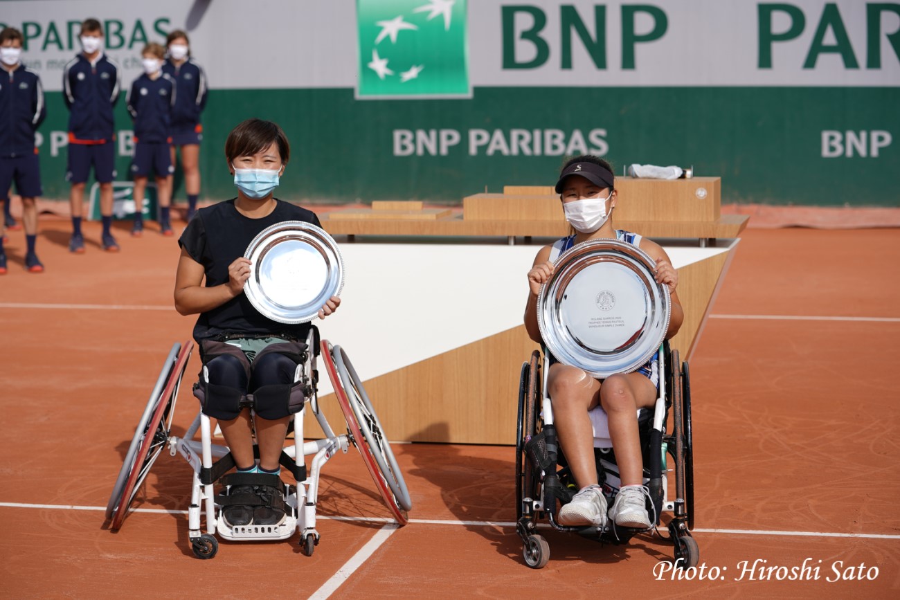 【全仏オープン】車いすテニスの日本勢対決を上地結衣が制す
