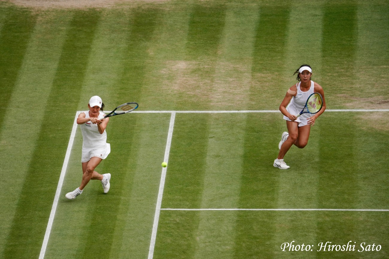 【ウィンブルドン選手権】女子複の青山修子、柴原瑛菜組は決勝進出ならず