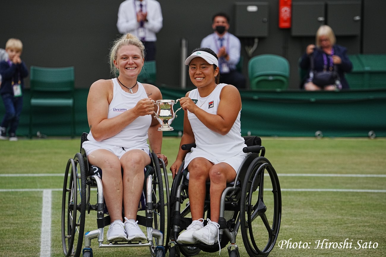 【ウィンブルドン選手権】車いすテニス女子複で上地結衣組が栄冠