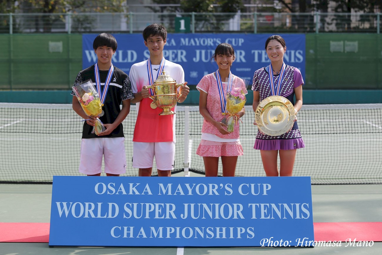 【世界スーパージュニア】シングルスでは中村健太と木下晴結が優勝