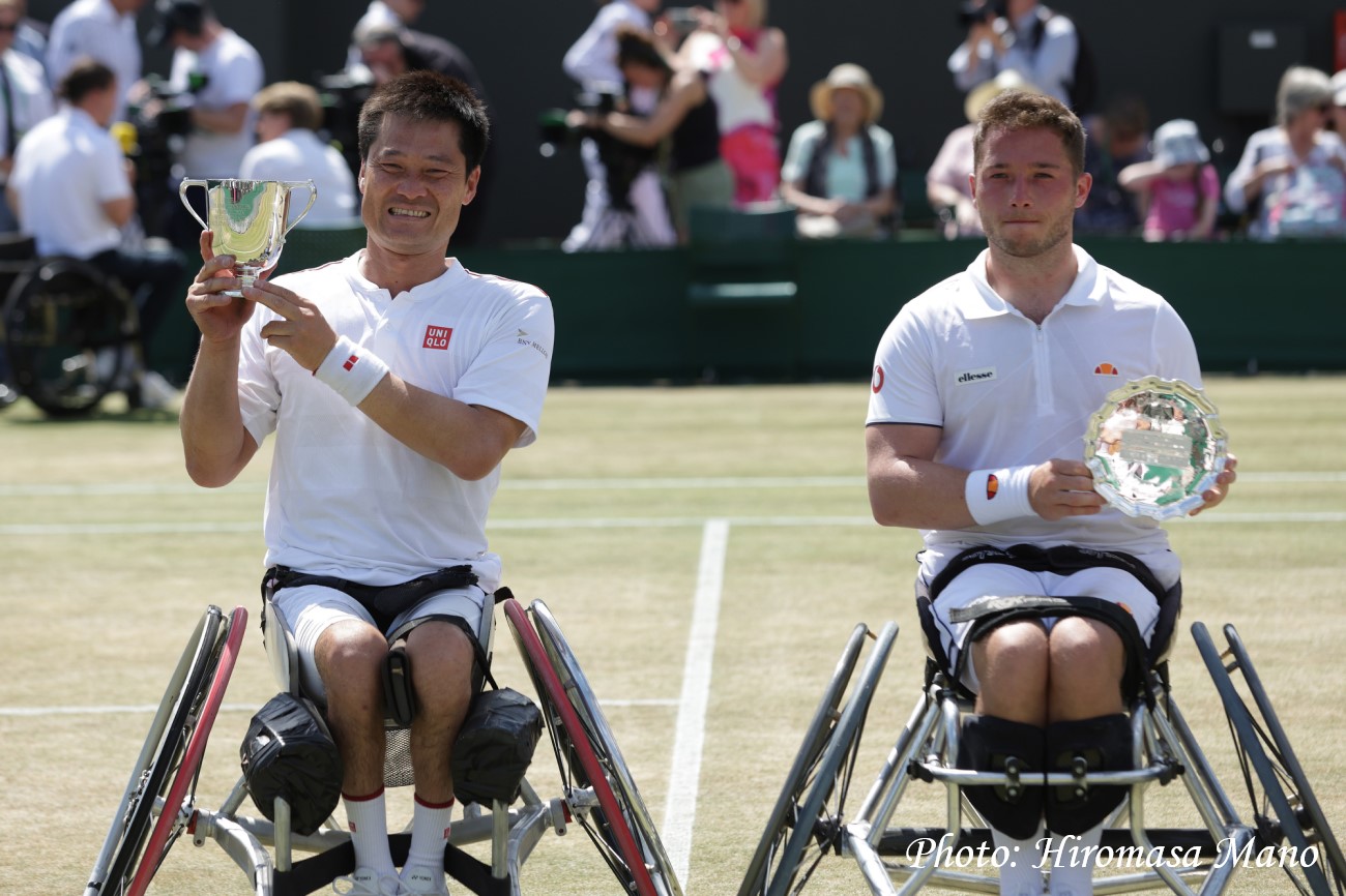 【ウィンブルドン選手権】国枝慎吾が初優勝、生涯ゴールデンスラム達成