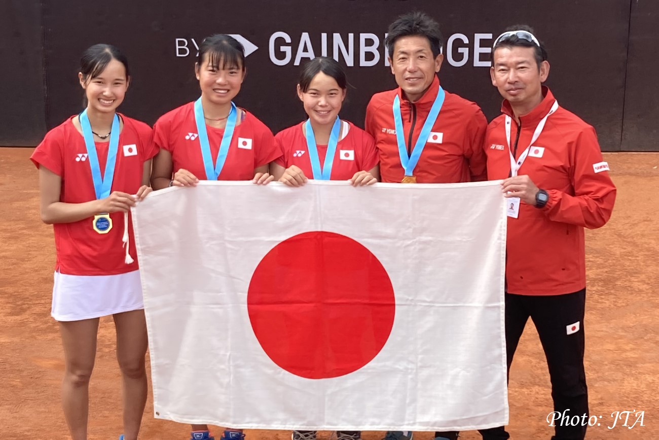 【BJK杯ジュニアAO予選】日本は優勝で決勝大会に進出