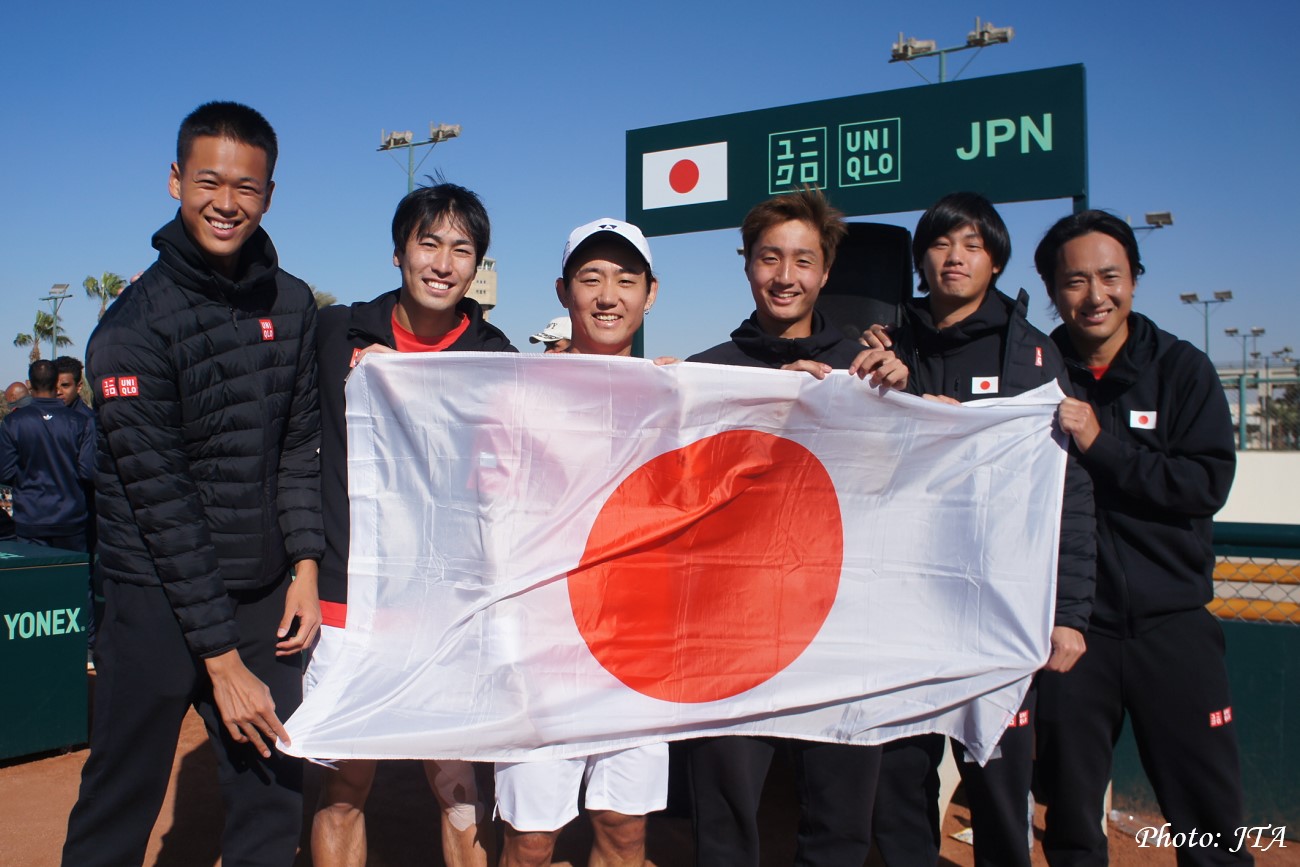 【デビスカップ・レバノン戦】日本が3勝1敗で勝利