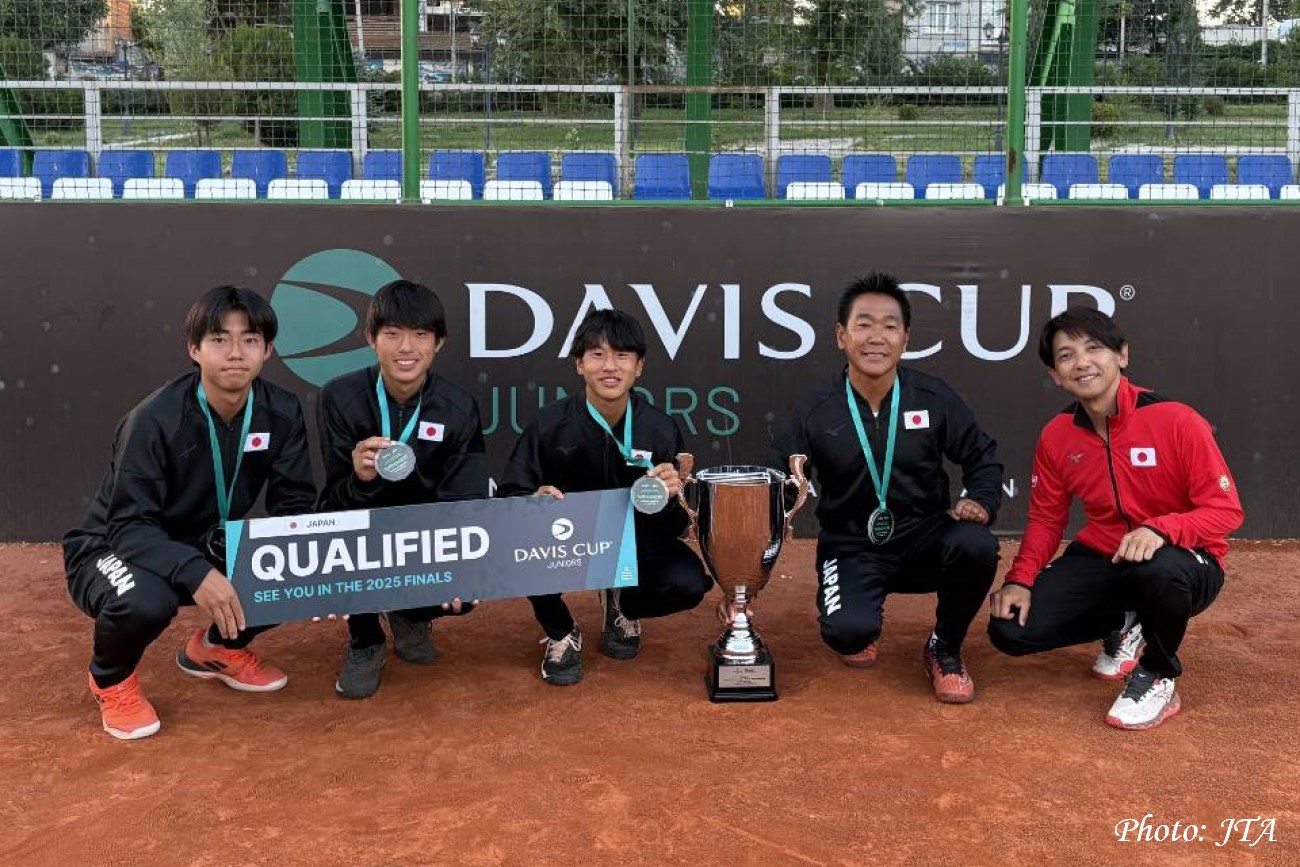【デ杯ジュニアAO予選】日本は3年連続優勝で決勝大会進出