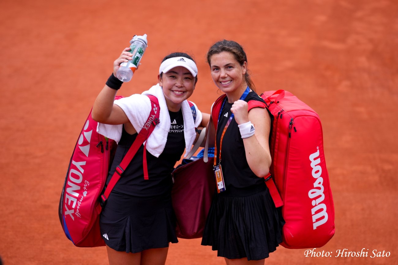 【全仏オープン】女子ダブルスの穂積絵莉組は準決勝で敗退