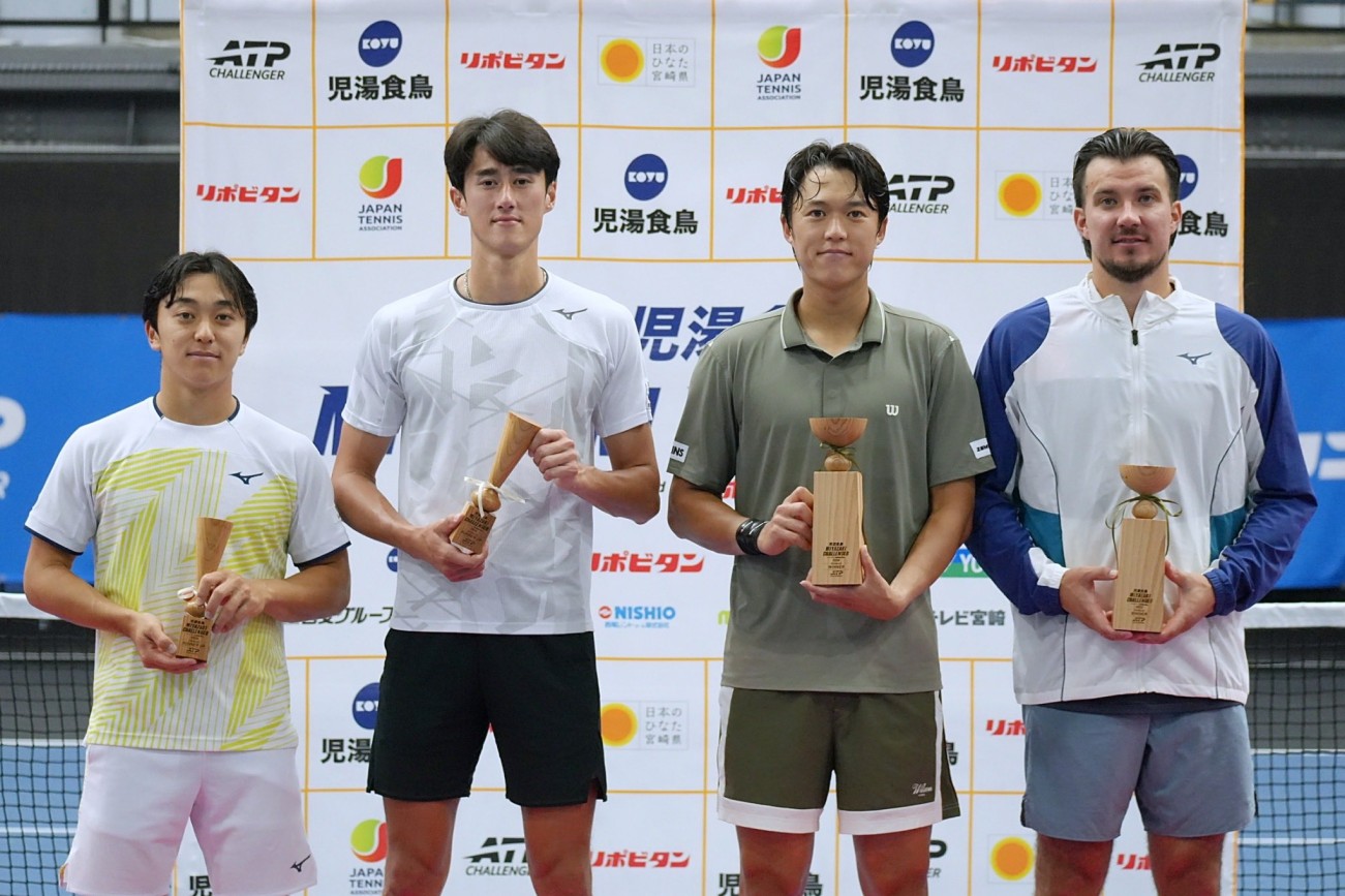 【児湯食鳥みやざきチャレンジャー】清水悠太／トゥロター・ジェームズ組は準優勝