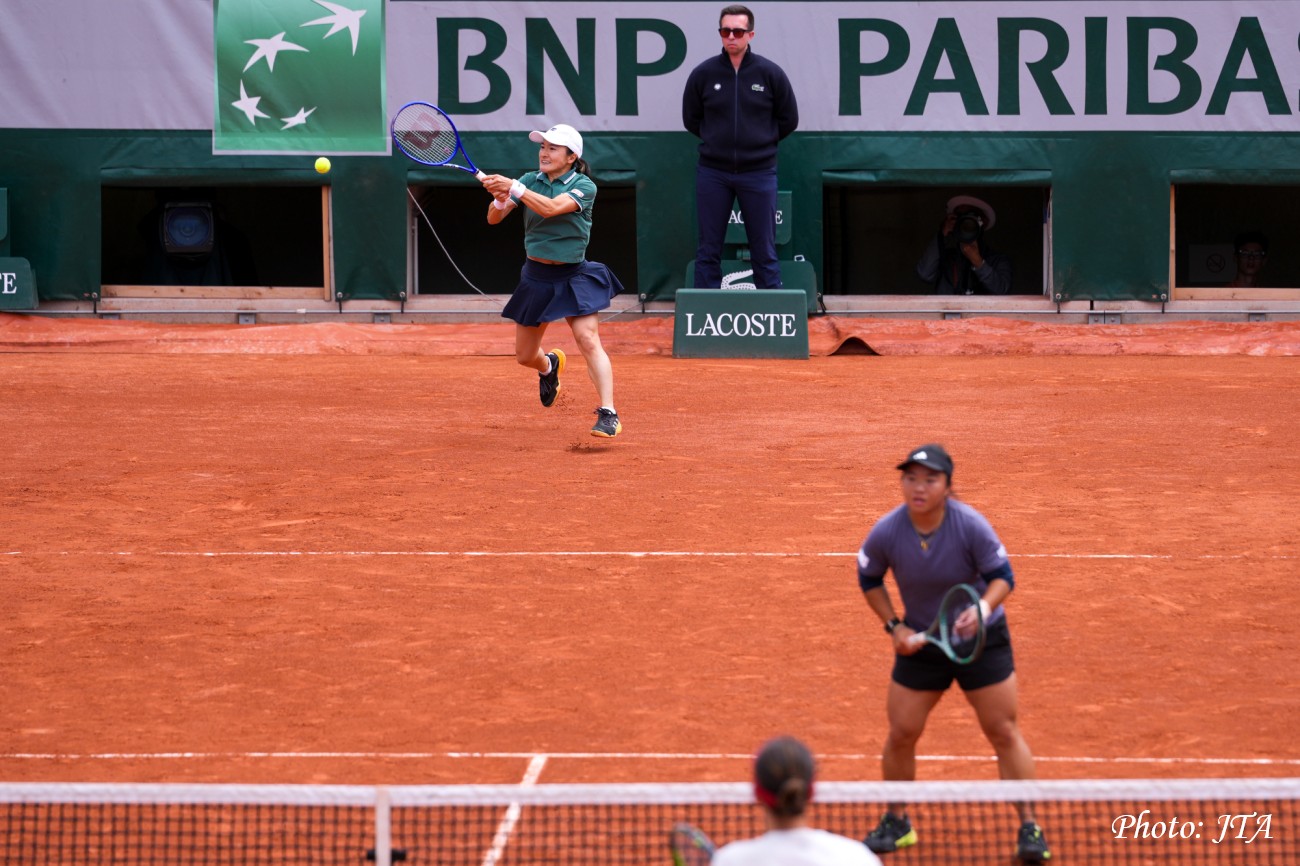 【全仏オープン】女子ダブルスの青山修子、梁恩碩組は決勝進出ならず