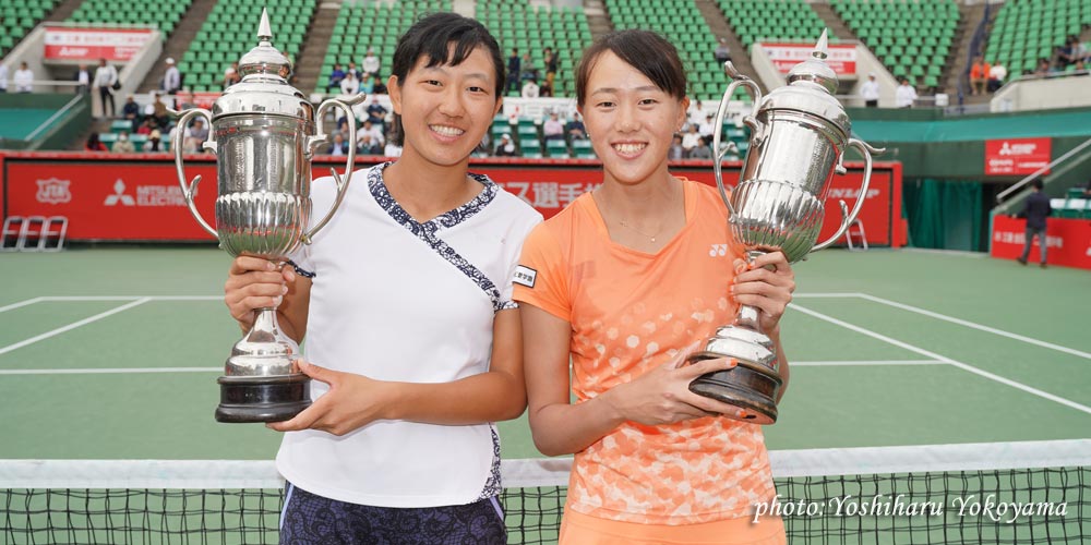 【2018/11/4】女子ダブルスは内島萌夏／林恵里奈組が優勝