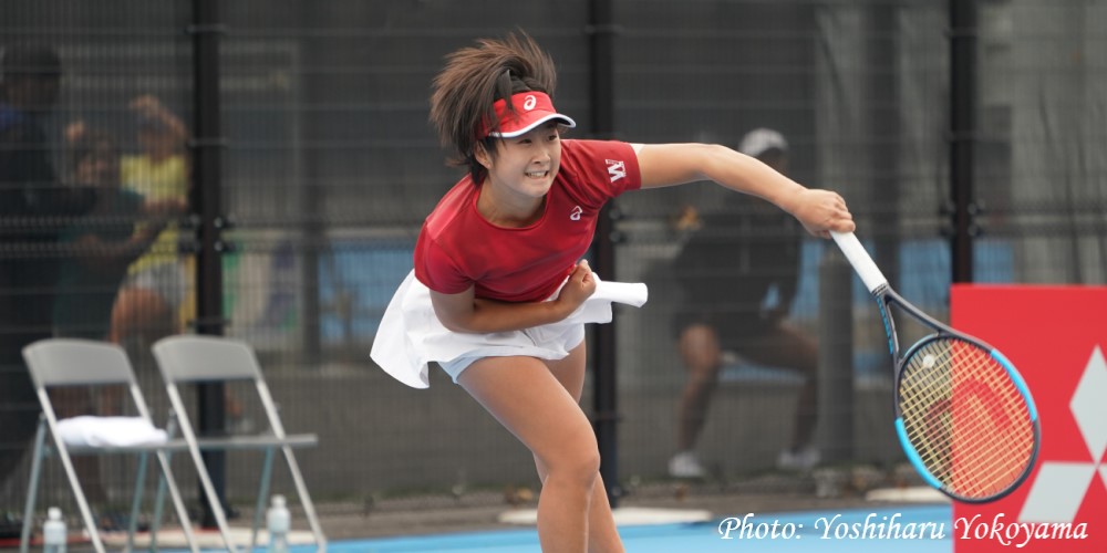 【2019/10/27】清水映里が第8シードの牛島里咲に勝利