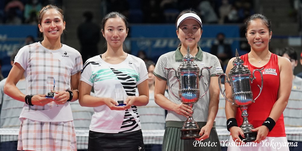 【2022/10/30】今西美晴が大前綾希子と組んで、公式戦最後の試合を優勝で飾る