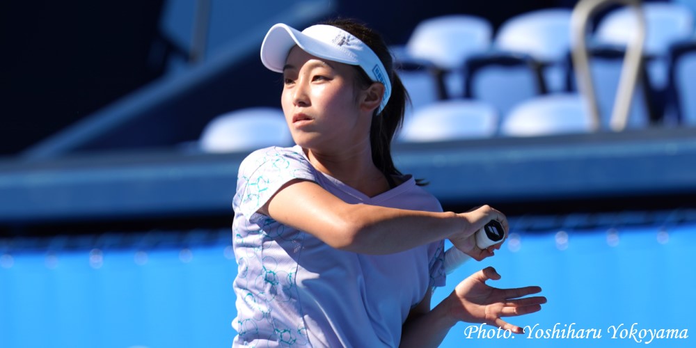 【2023/10/30】第2シードの西郷里奈が順当に勝ち上がる