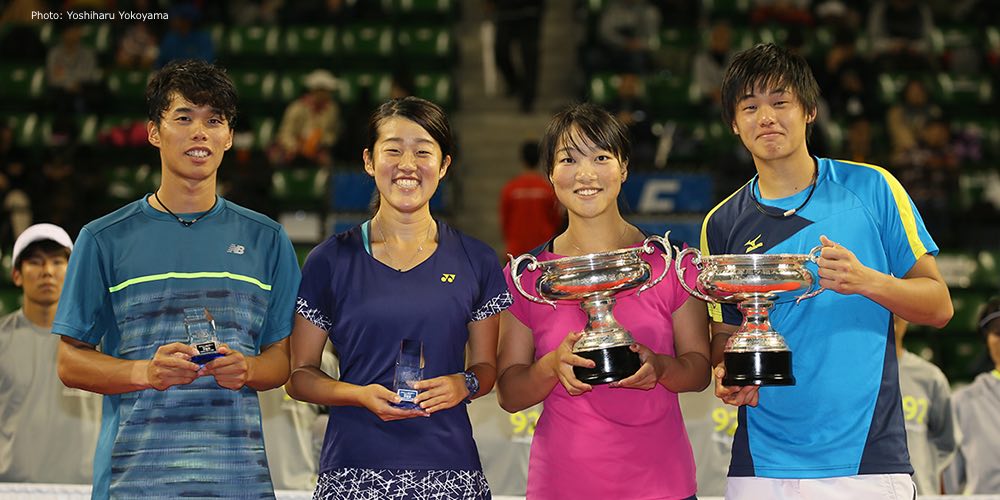 【2017/10/28】混合ダブルスでは上杉海斗／西本恵組が優勝