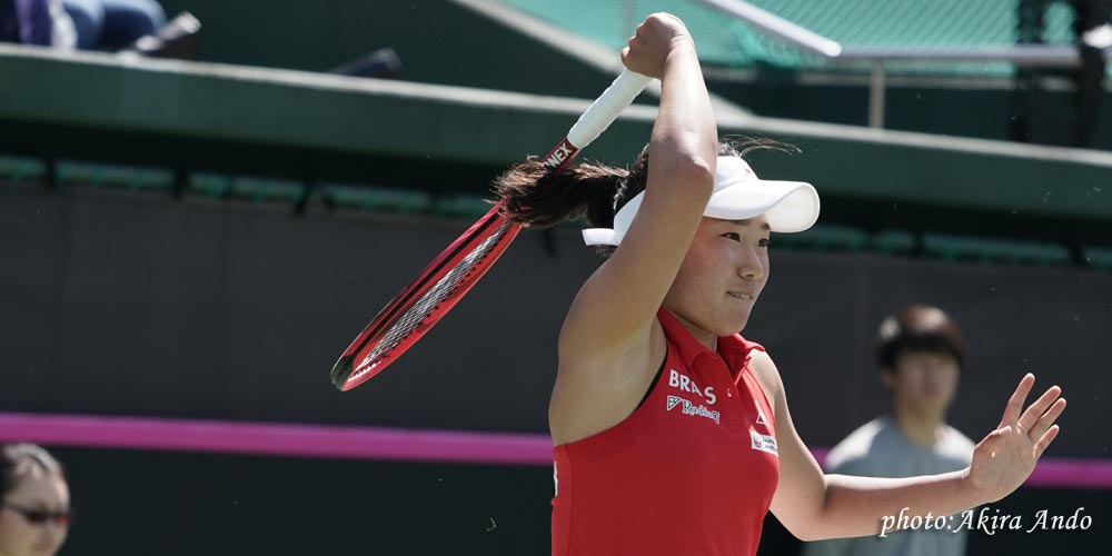 【2019/4/20】日比野菜緒が快勝して、日本が2連勝