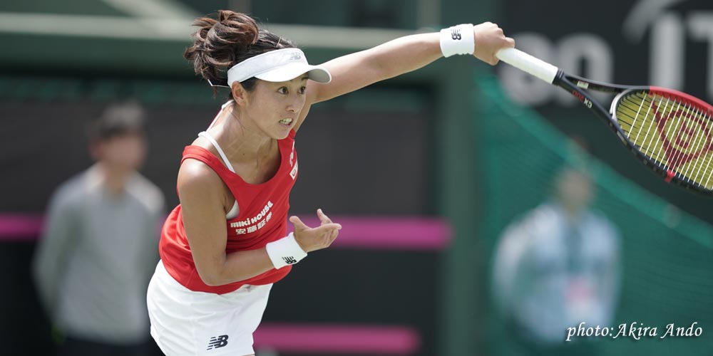 【2019/4/21】土居美咲がスフーフスを破り、日本の勝利を決める