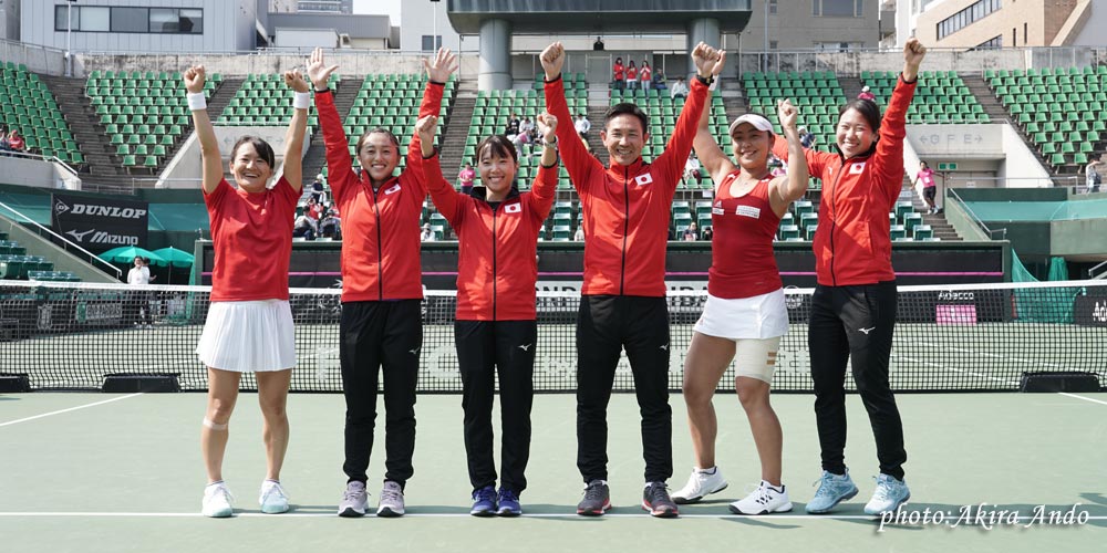 【2019/4/22】青山修子／穂積絵莉組が勝利、4戦全勝でWG2部残留を果たす