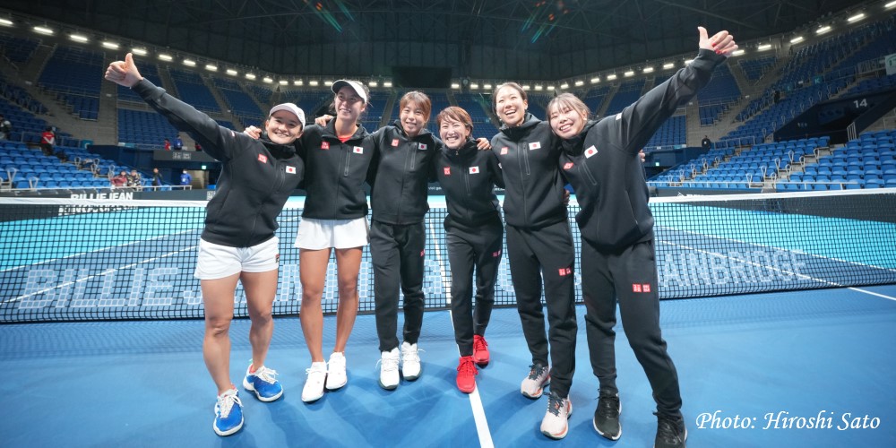 【2023/11/11】ダブルスで青山修子／柴原瑛菜が勝利、日本の勝利を決める