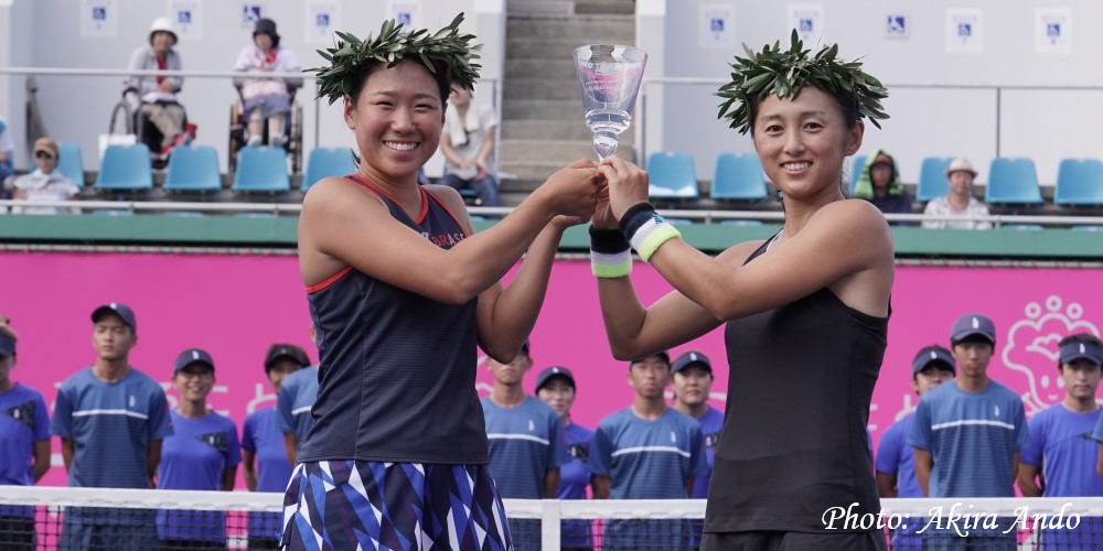 【2019/9/15】日比野菜緒／土居美咲組が逆転勝ちで優勝