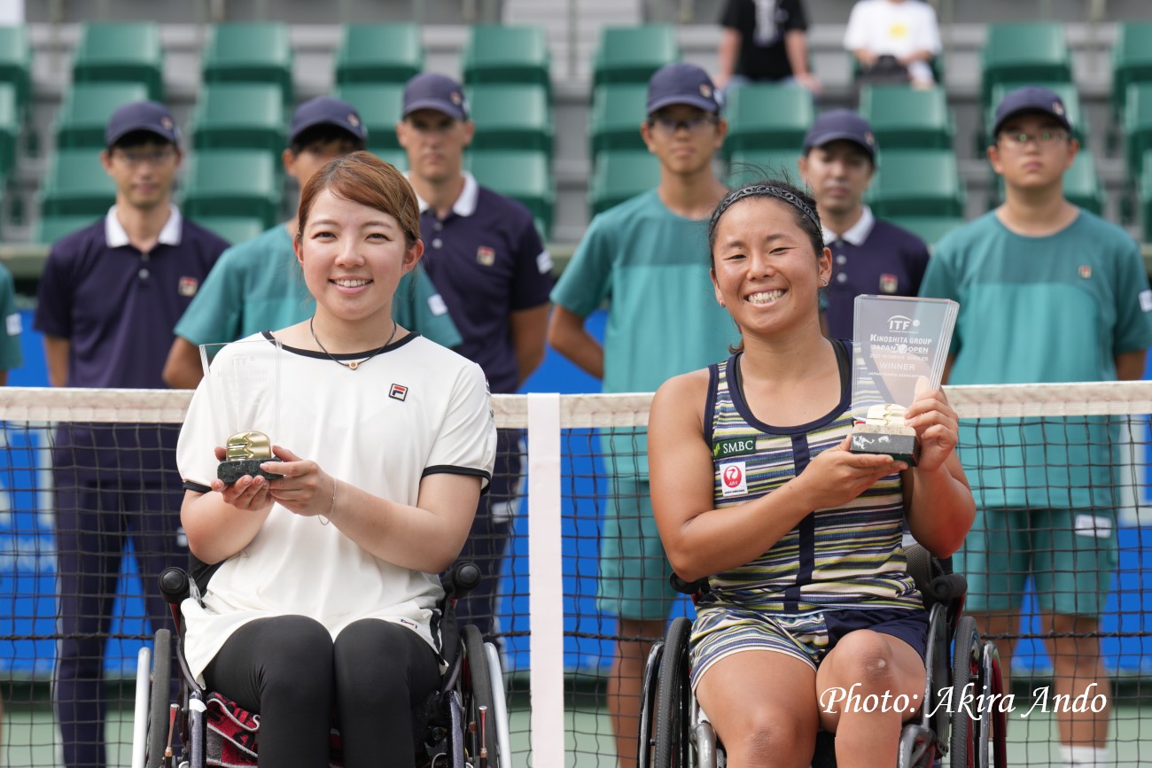 【木下グループJO女子大会】車いすテニスでは上地結衣が初代女王に