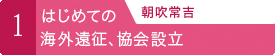 はじめての海外遠征、協会設立